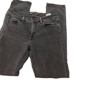 Levi’s Dark Gray Mid rise Skinny jeans Sz 10